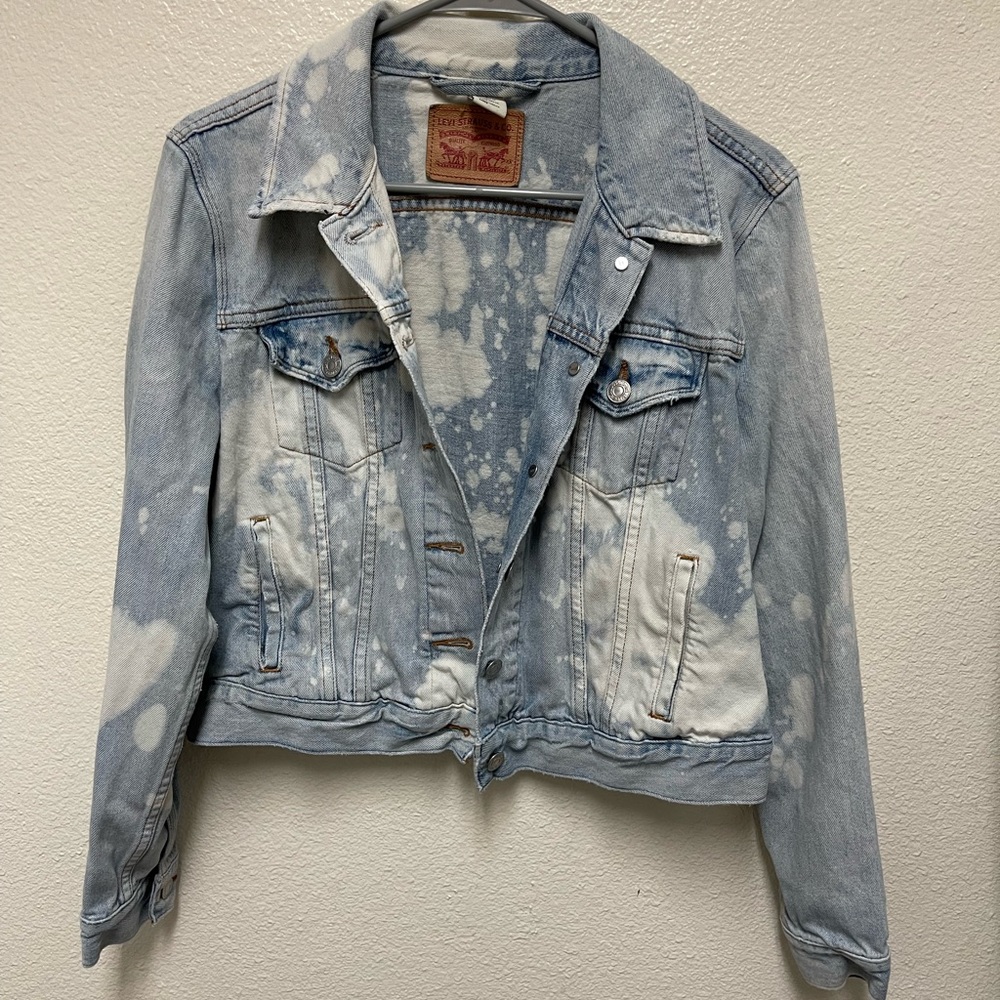 Levi’s Bleached Washed Denim Jacket - image 1